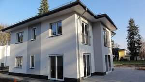 Außenansicht der individuell geplanten Stadtvilla