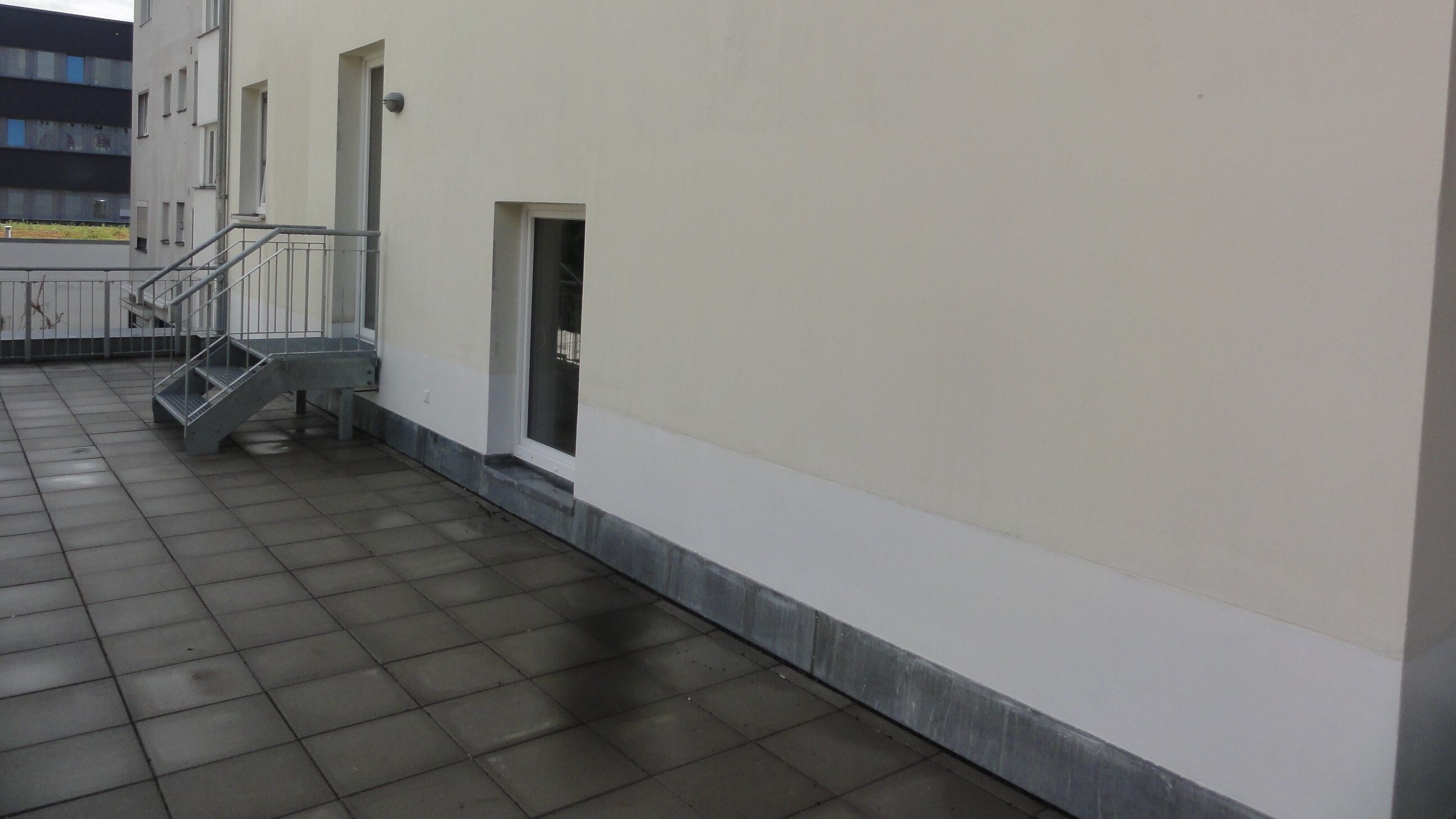 Bauplanung für die Sanierung der Dachterrasse.