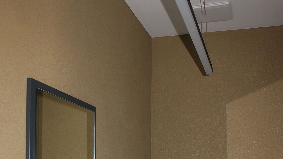 Lehmputzwände für wohngesundes Bauen.